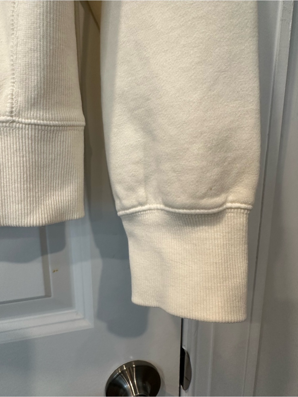 Lake Girl Cream Zip-Front Jacket, Size S - Picture 4 of 8